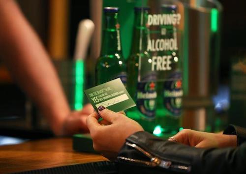photo from the Heineken When you drive, never drink campaign