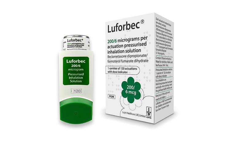 Higher Strength Of Formoterol beclometasone PMDI Launched MIMS Online luforbec-100micrograms-dose-6micrograms-dose-inhaler-lupin