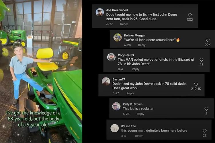 John Deere brings on 9-year-old tractor expert – yes, really – as ...