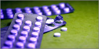 Contraceptive pill (Photograph: J H Lancy/HML)