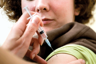 HPV vaccination (Photograph: SPL)