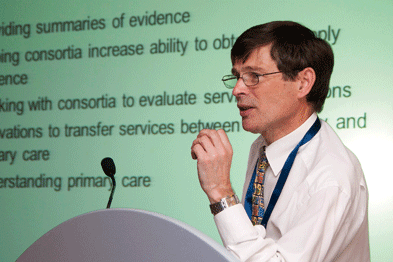 Professor Baker: focused research (Photograph: Pete Hill)