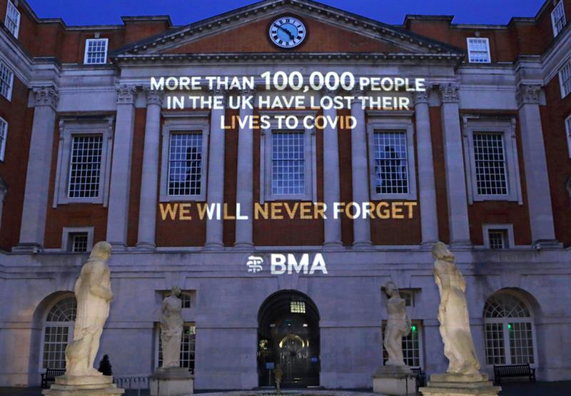 Bma Mourns Dark Death Toll As Uk Passes 100 000 Covid 19 Deaths Gponline