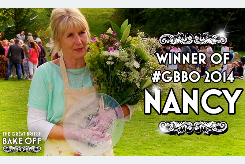 Great British Bake Off winner retired practice manager Nancy Birtwhistle Pic: Love Productions