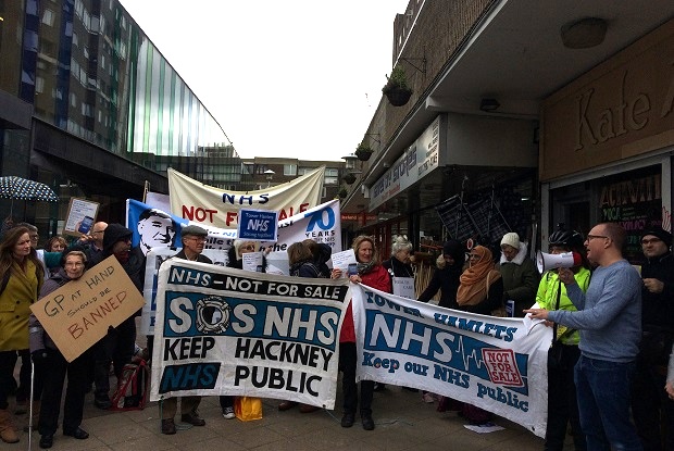 GP at Hand protest
