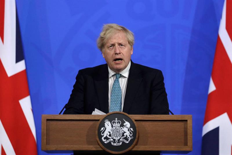英国首相鲍里斯·约翰逊(Matt Dunham/Getty Images)