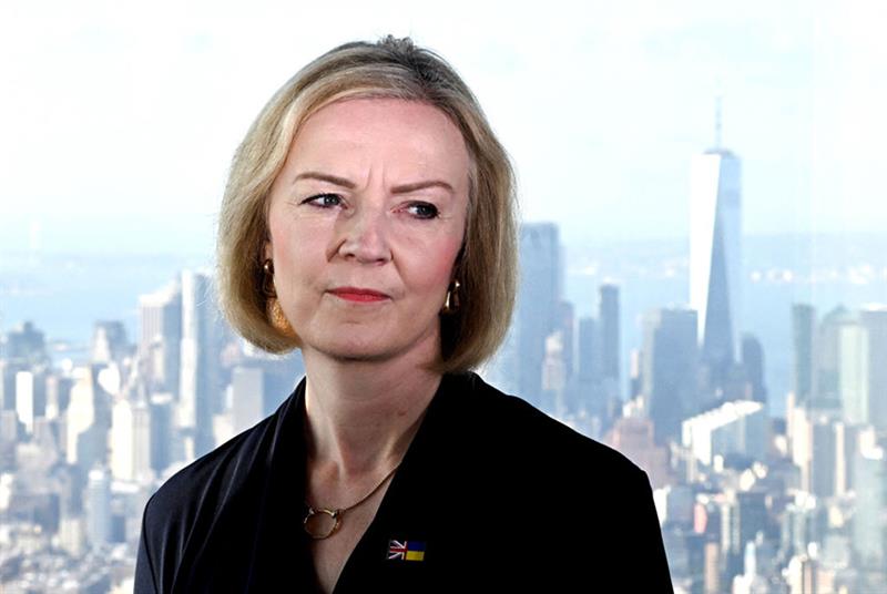 Prime minister Liz Truss pictured in New York this week