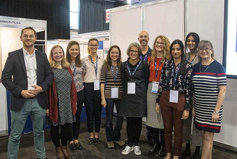 The winners of this year's poster competition pictured with RCGP Northern Ireland Chair Dr Grainne Doran (far right) (Photo: Pete Hill)