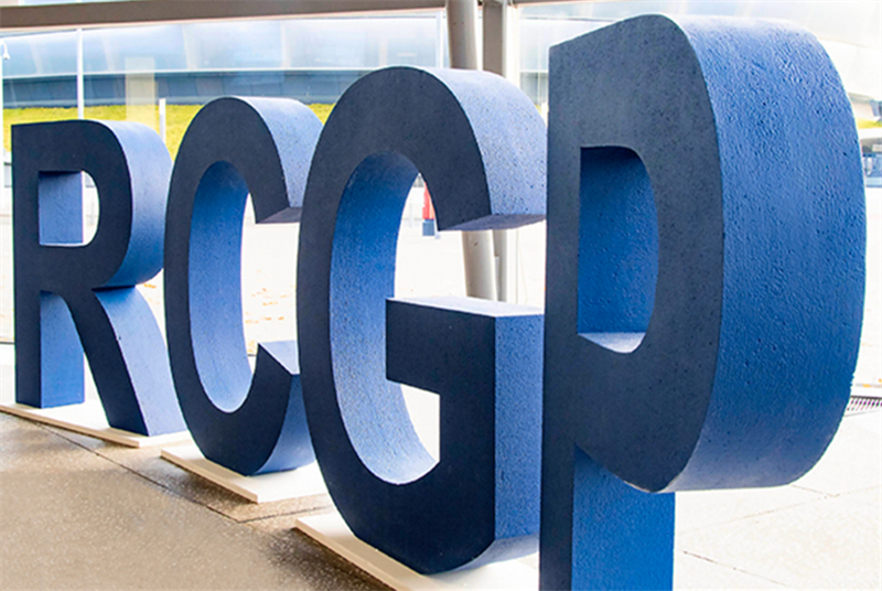 RCGP large letters display