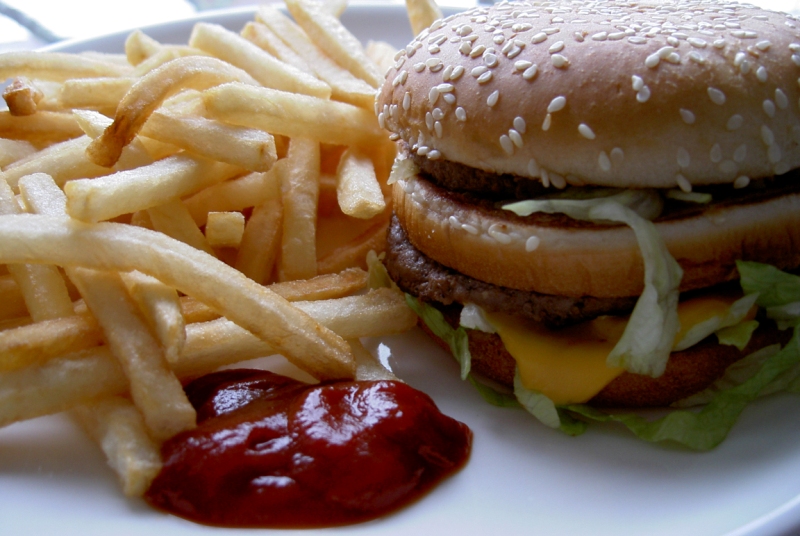Junk food: poor diet COPD risk