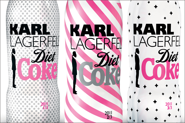 Couture Cola Campaigns : Karl Lagerfeld Diet Coke