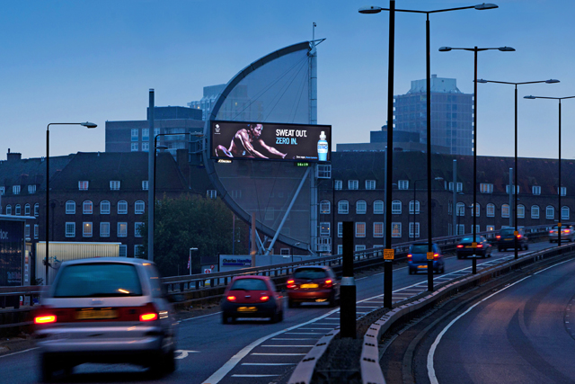 Stratford Digital Sail: outdoor media site