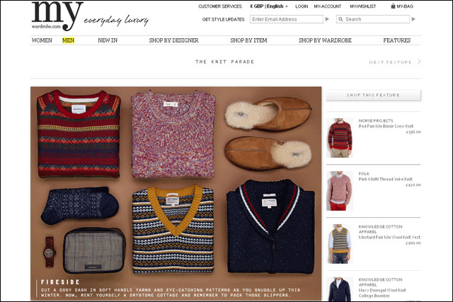 My Wardrobe.com: reported to be dropping its menswear offering