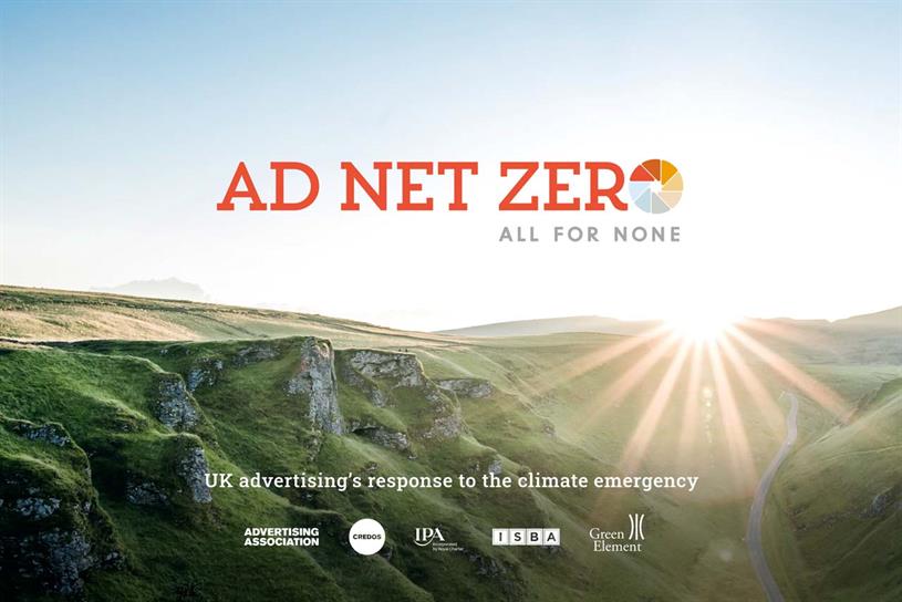 Ad Net Zero: sets 2030 as deadline to stamp out net carbon emissions