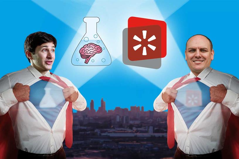 Brainlabs: Gilbert and Allen announced deal by portraying themselves as superheroes