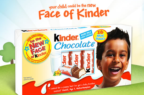 Ferrero launches competition for new 'Kinder Boy' Campaign US