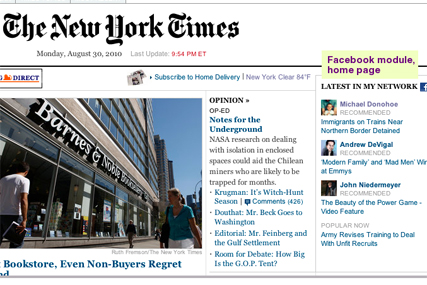 Nytimes Adds Facebook Feature Ahead Of Paywall Campaign Us
