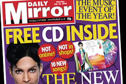 Prince album adds 27% to Mirror sales