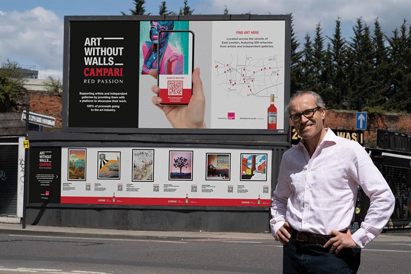Campari: Affordable Art Fair founder Will Ramsay has curated the exhibition