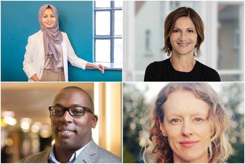 Clockwise from top left: Sufia Parkar, Barbara Daliri Freyduni, Katy Nyman and Adrian Walcott