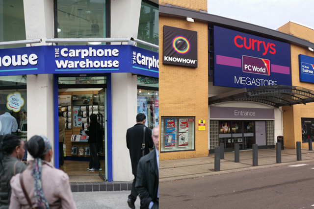 Dixons and Carphone Warehouse enter merger talks (Carphone Warehouse pic: Colin Stout)