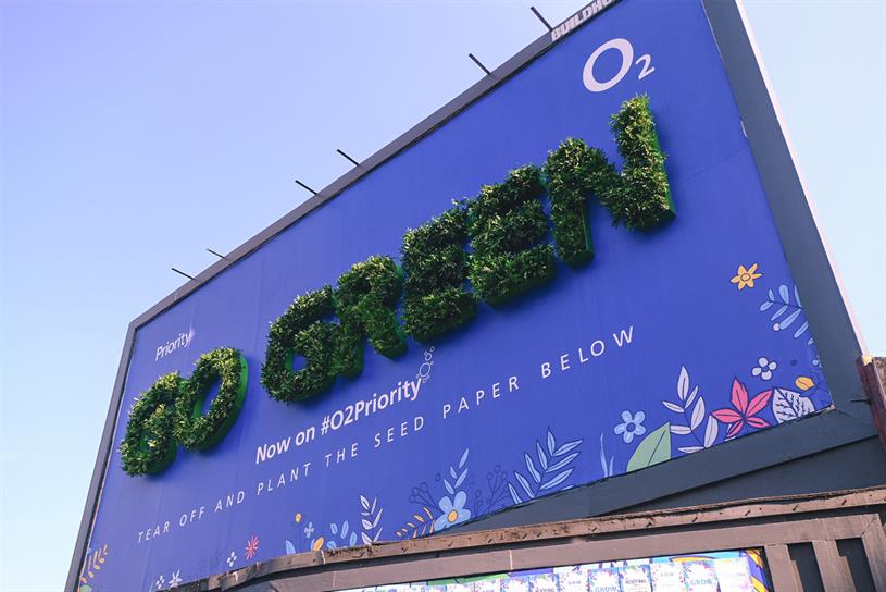 O2: campaign highlights eco-friendly 'Go' initiative