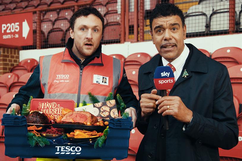 Tesco partners Channel 4, ITV and Sky for next step in Christmas campaign