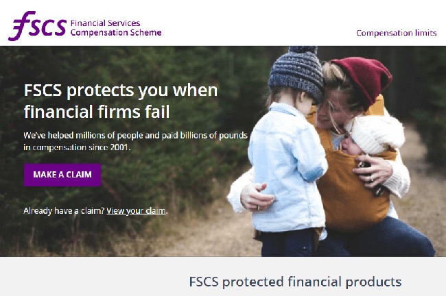 financial services compensations scheme Fscs.