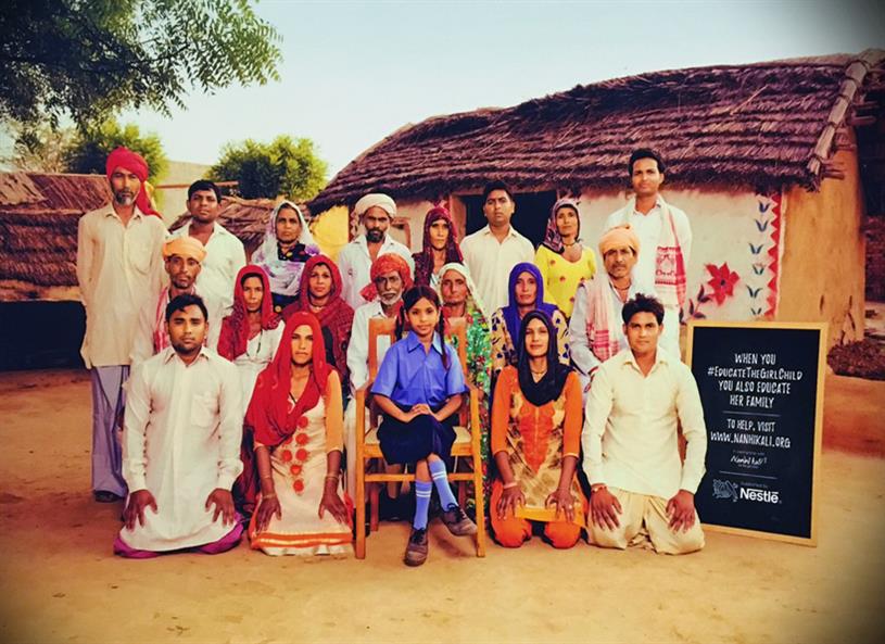 Nestlé India: class photos' featuring the extended family all impacted in "Educating the girl child"