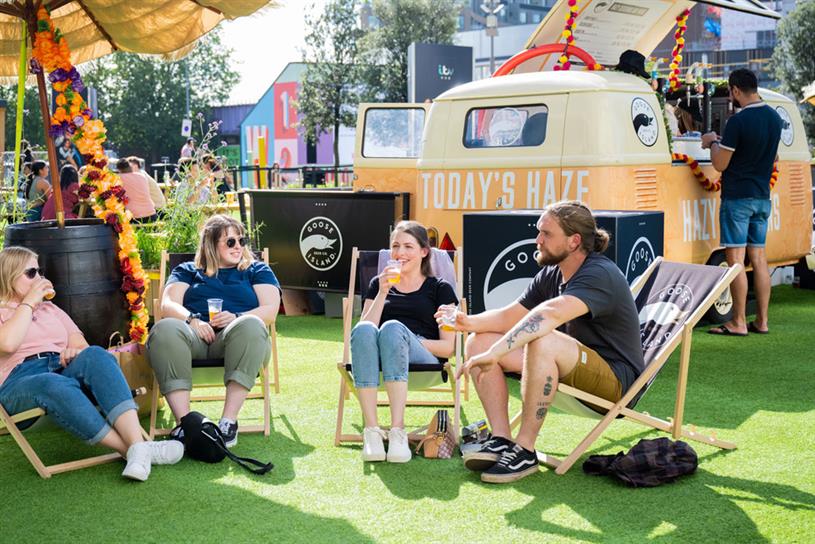 Goose Island: tropical theme is inspired by the flavours in the beer