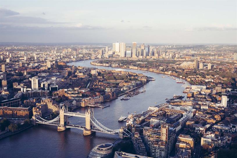 London: will Covid pandemic affect its dominance of adland? Photo: Gary Yeowell (Getty Images)