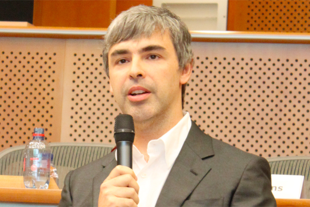 Larry Page: the chief executive of Google (photo credit: Marcin Mycielski)