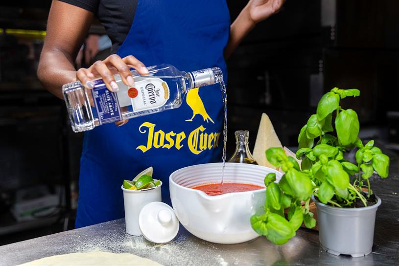 Jose Cuervo: partnered vendors will deliver the fresh pizzas 
