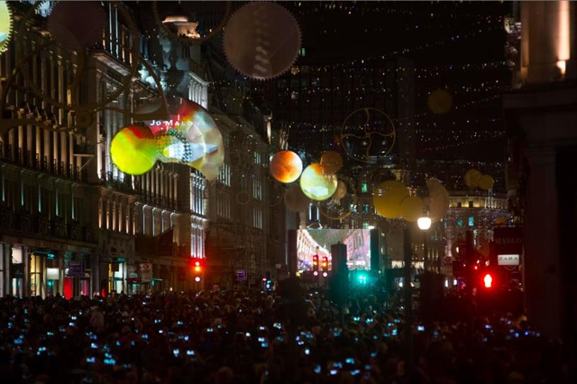 In pictures: Regent Street unveils immersive light installation with Jo ...