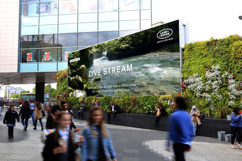 Above+Beyond Launches First Fully Interactive 3D Billboard For