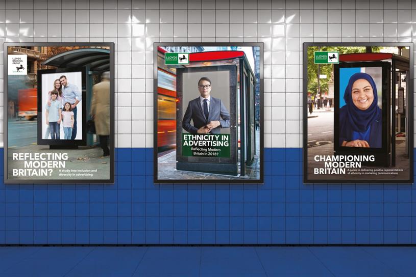 Lloyds Banking Group: report examines role of advertising in racial representation
