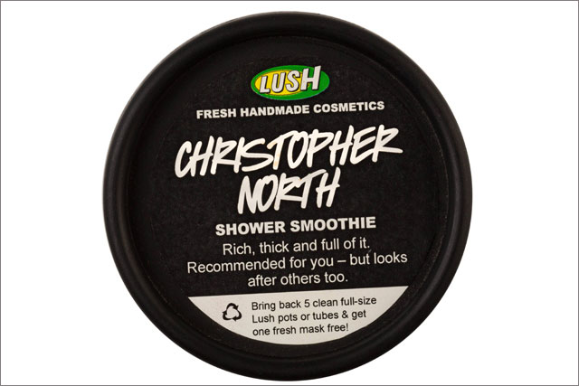 Lush: lampoons Amazon UK MD with Christopher North shower gel