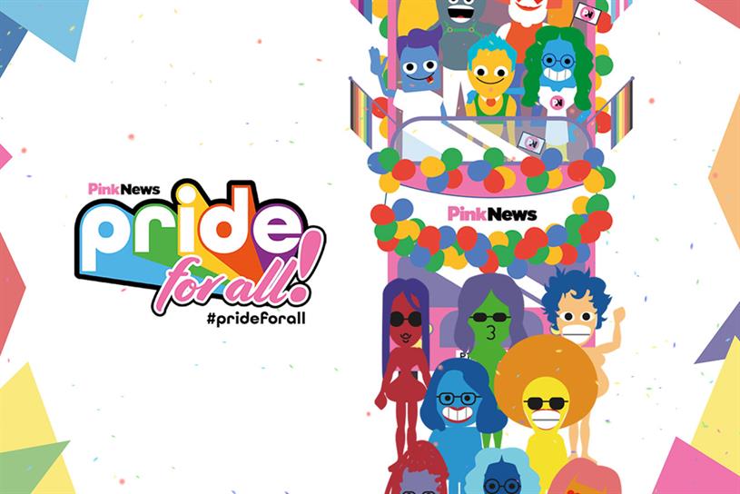 PinkNews: brands will be able to create digital floats for march