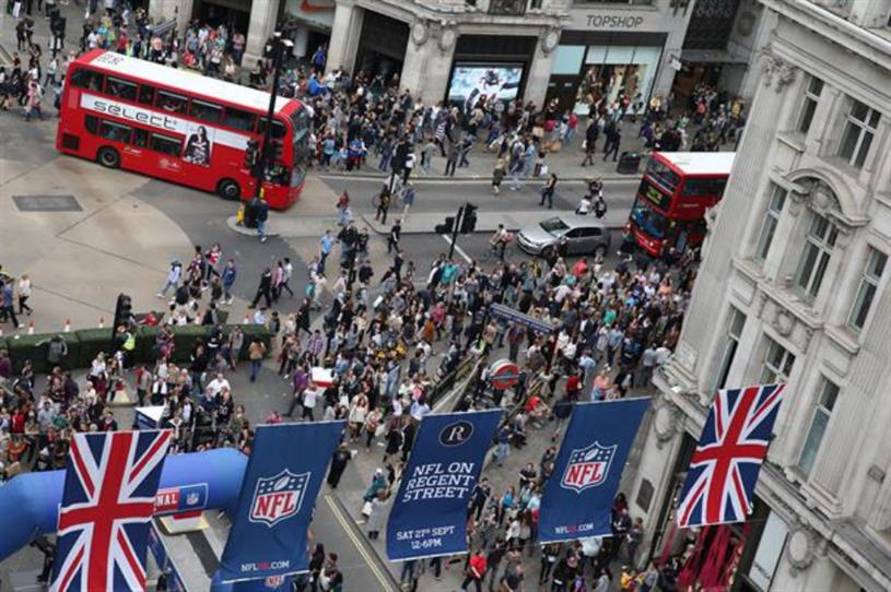 Nfl On Regent Street To Include American Football Lab