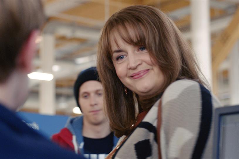 Ruth Jones: stars in the latest Tesco campaign