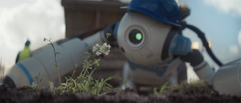 Kind to the environment: The ad pushes the product's green credentials
