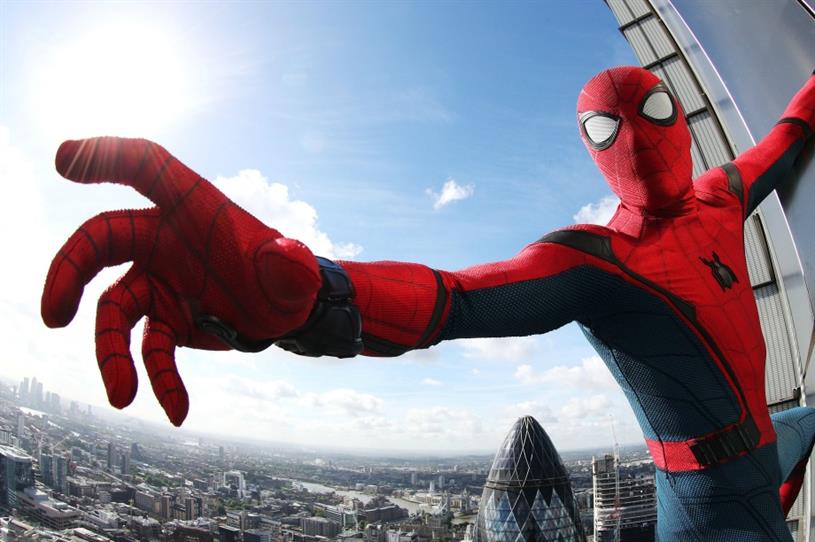 In pictures: Spider-Man scales across London buildings