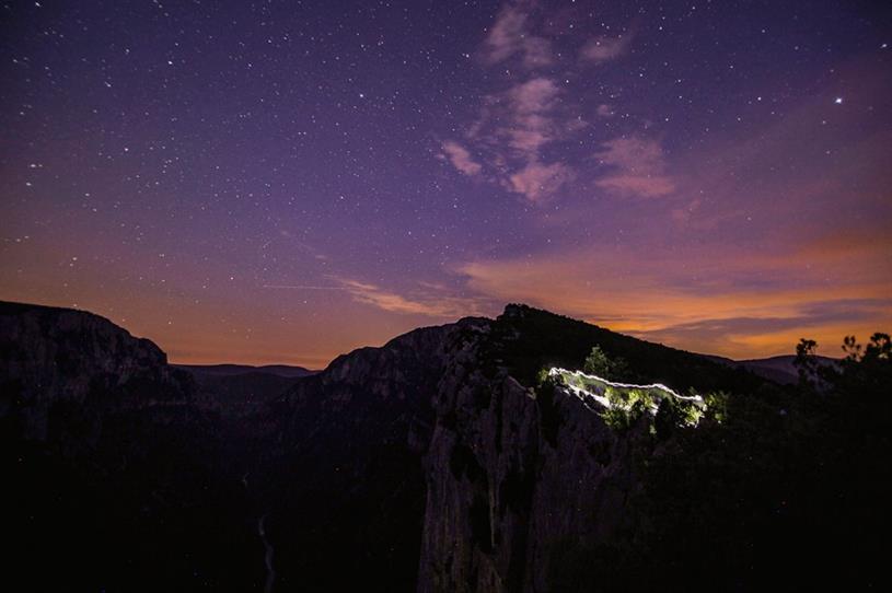 The North Face will host an all-night festival at The Gorges du Verdon in September 