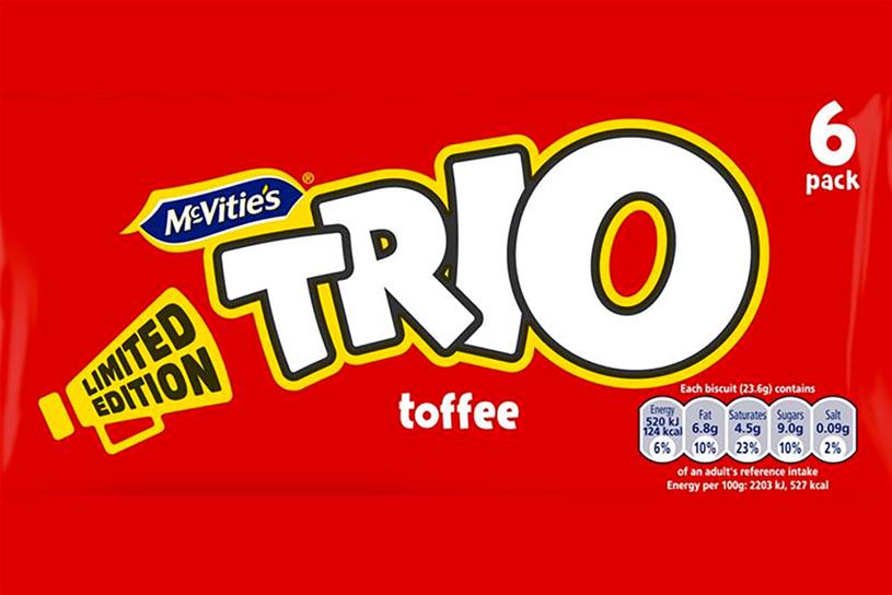 Trio chocolate bar brand to return with digital campaign