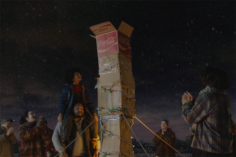 Coca-Cola holiday ad tells an uplifting tale of a cardboard chimney that brings people together