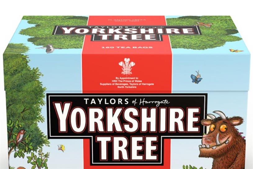 Yorkshire Tea and The Gruffalo team up for Yorkshire Tree push