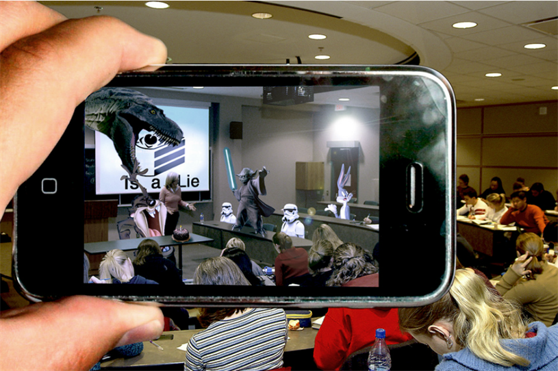 AR allows consumers to blend the real and virtual worlds (Creative Commons: Tom)