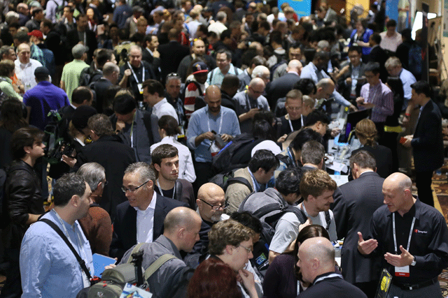 The crowds gather at CES 2014 in Las Vegas