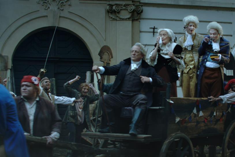 Kellogg's brings back the French Revolution in Crunchy Nut Chocolate ad