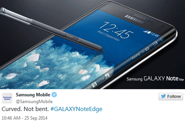 Samsung: mocks Apple iPhone 6